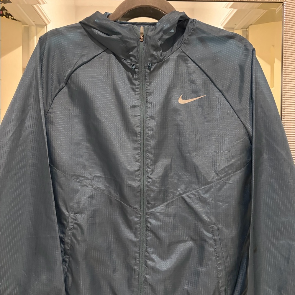 Nike Lightweight Hooded Windbreaker Jacket - Slate Blue